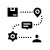 Supply chain icon
