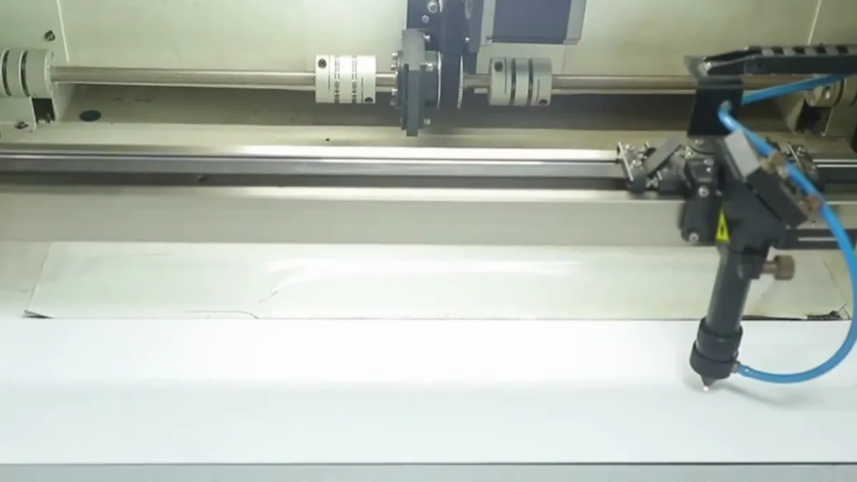 Coating machine on the production line