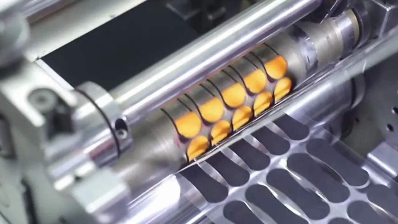 Rotary die-cutting line producing nasal strips – nasal strip factory